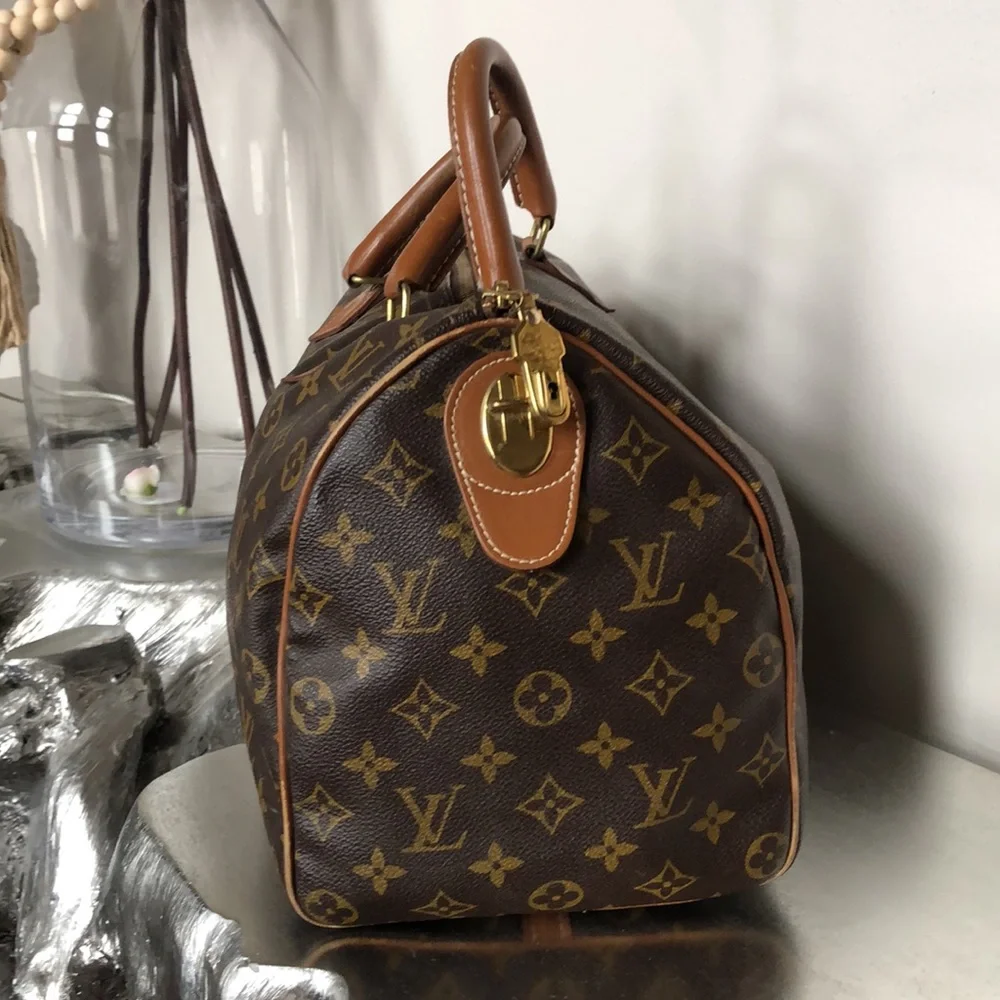 ❌SOLD❌⭐️RARE ⭐️Louis Vuitton Speedy 35 - French Company USA ✨ COLLECTIBLE - Picture 13 of 16